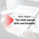 Nuevo informe sobre la Agenda 2030, los ODS y la discapacidad